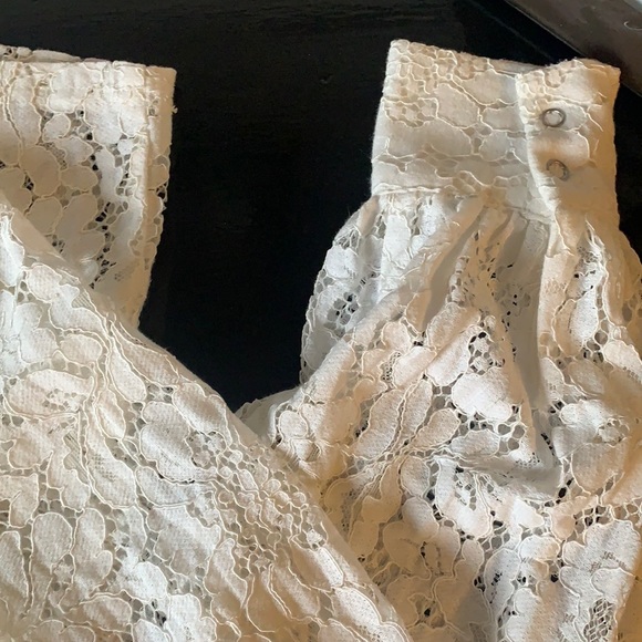 White lace blouse top - Picture 4 of 4